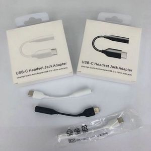 Adapters Type-C USB-C mannelijk tot 3,5 mm oortelefoonkabeladapter Aux Audio Vrouwelijke Jack voor Samsung S23 S22 S21 Opmerking 10 20 Plus