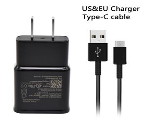 Adaptateur de charge rapide adaptatif avec câble micro USB de type C Chargeur 2 en 1 pour Samsung S4 S5 S6 S7 S8 S9 S10 Note8 9 10 20 avec Ret4011656