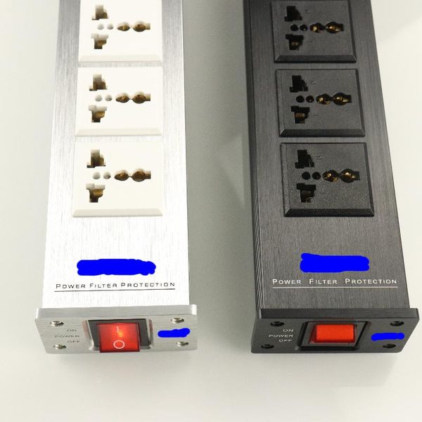 Adaptateurs 4 bits socket universel 10A 220V Purificateur de puissance du filtre à puissance est applicable à la prise CN européenne américaine britannique