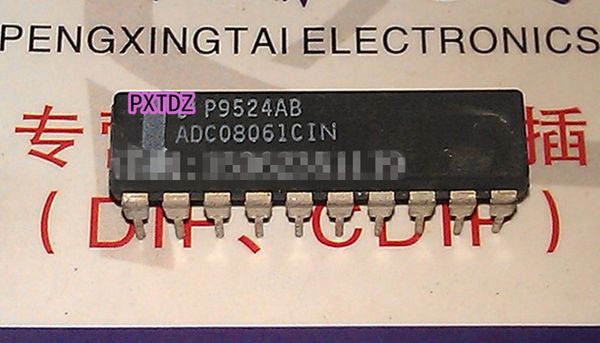 ADC08061CIN, MÉTHODE FLASH 8 BITS ADC / Circuits intégrés IC Double dip 20 broches Emballage en plastique Puces de composants électroniques. ADC08061 CI de montage électronique PDIP-20