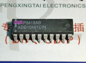 ADC10461CIN, 1 canal, 10 bits, ADC/circuitos integrados, IC, doble inmersión de 20 pines, paquete de plástico, chips de componentes electrónicos. ADC10461 PDIP-20 Circuitos integrados de montaje electrónico