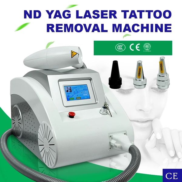 Ajoutez la lumière de guidage infrarouge Sourcils Pigment Removal Laser Machine Q-switch 1064nm 532nm q switch nd yag laser détatouage machines black doll carbon peeling