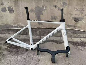 Cadre de vélo de route en carbone Addicte RC With Fork Seat Post Clamp Coffre Barbar 20 Color Disc White Expédition par DPD