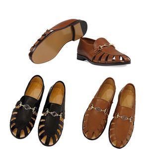 Ade platte zomersandalen met doosontwerper slip-on dames schoenen