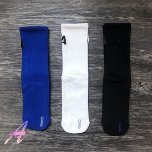 Ader Error Chaussettes Bouton Trou A-ligne Broderie Split Toe Coton Sports Coréen Adererror Niche Hommes Et Femmes
