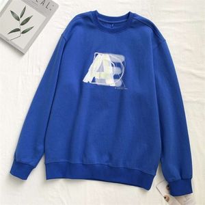 ADER Ghost Metamorphic Letter Sweater Paar Koreaans China-chic Phantom-patroon Losse kleine casual lange mouw