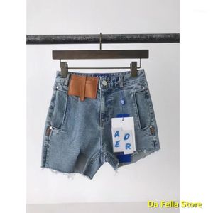 Adererror Cinder Shorts 2021 Hommes Femmes Ader Error Denim Haute Qualité Coton Skinny Jeans Petite Taille Femme