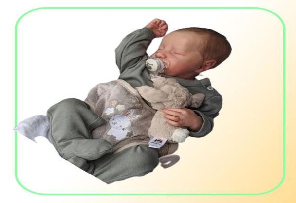 ADFO 20 pulgadas Levi Reborn Baby Doll realista completo silicona LoL recién nacido lavable muñecas terminadas regalos de Navidad para niñas 2203158881942