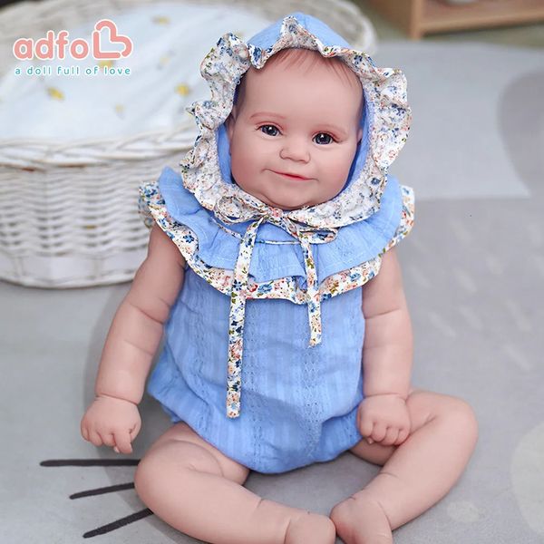 ADFO Bebe Reborn 20 pulgadas 50 cm 60 cm Maddie Doll niño bebés juguete realista vivo realista nacido muñecas reales 240304