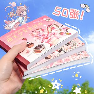 Stickers 50 vellen Kawaii Zephyr Anime Karakters Washi Patroon Dagboek DIY Cut Clip Art Hand Account Decoratie Materiaal 230630