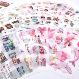 Autocollants adhésifs 6 feuilles Kawaii Washi Papier Autocollant Animal Plante Baleine Journal Scrapbooking Cahier Décoratif Papeterie Fournitures 230707