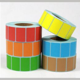 Autocollants adhésifs Couleur papier thermique 30201000Roll Barcode Printer Sticker Label Paper Bar Code Price Étanche à l'huile et aux rayures 230630