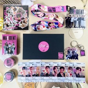 Stray Kids MAXIDENT Album Fan Gift Set - Lomo Cards, Stickers, Lanyard & Keychain