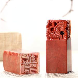 Autocollants adhésifs sceau personnel traditionnel fait à la main personnalisé chinois nom timbre pierre cadeau pour calligraphie peinture salle d'étude décoration 230818