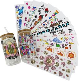 Zelfklevende stickers UV DTF-overdrachtsticker DIY waterdicht voor kopjes Briefpapiersticker It'S Well With My Soul Aangepaste stickers 16OZ 230630