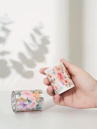 Rubans adhésifs Original Washi Tape Bronzage PET Papier Fleur Journaling Autocollants Décoratifs Canada Masquage Scrapbooking Fournitures 2016 2016 230907