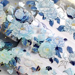 Bandes adhésives animales belles fleurs washi ruane collage à la main matériaux 2m 2016 230816