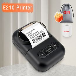 zelfklevende thermische labelprinter e210 mini draadloze bluetooth labelmaker vergelijkbaar met niimbot b21 labelmachine thuisgebruik kantoor