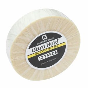 Lijmen 1 Rol 12 yards Wit Ultra Hold Dubbelzijdige Lijmen Haartape Voor Haar Toupet/Kant Pruiken Zelfklevende Pruikentape 1.27/1.9/2.54cm