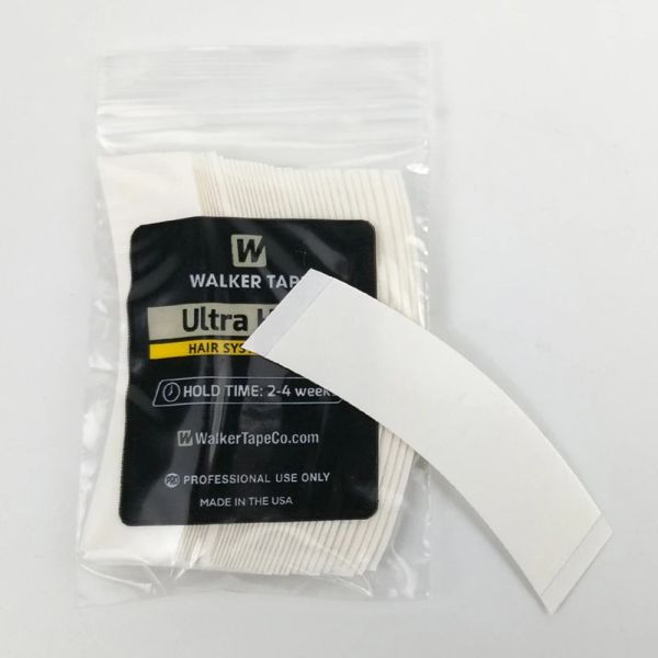 Adhesivos 36 piezas /cinta de bolsa DoubleDeDesed Cadina Cabeza Capacal Cadena de soporte Glue de unión para el sistema de encaje de salón y Toupee para hombres