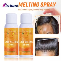 Adhésifs Flechazo Lace Melting Spray Wig Install Lace Holding Spray Quick Dry Wig Colle adhésive Lace Melting Spray pour Lace Frontal Wig