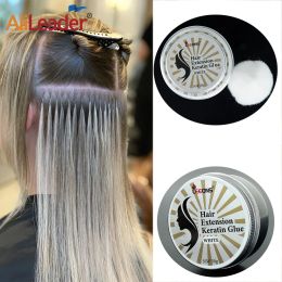 Lijmen Witte Keratine Lijm Fusion Poeder Voor Haarextensies Bonding Haarverlenging 20/50G Haarverlenging Lijm Poeder Voor U/ITip Haar