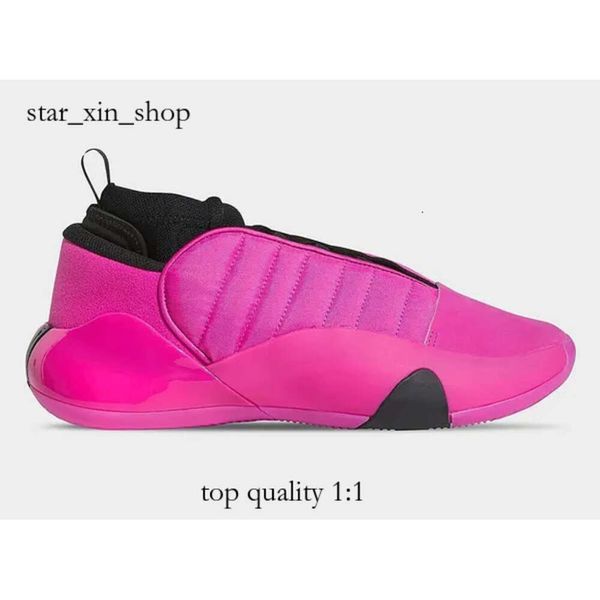 Adiddass Pink Harden Vol 7 Lucid Fuchsia Men Basketball Zapatos en venta Mejor Scarlet Core Negro Plata Metálica Zapatos deportivos US7-US11.5 8922