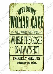 Adies No Shirt Brinks Vintage Meta Tin Sign Funny Art Pate Man Cave Bar Cafe wa Decor Ife est trop court pour attendre PAQUEB5783624