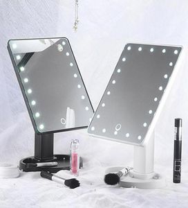 Réglable 1622 LEDS MADEUR MADEUR ÉCLAIRATION ÉCRAN TOUCHE CAPT VANIFICATION PORTABLE Vanité Tablette Miroir Cosmetic Mirror Tool 6838235