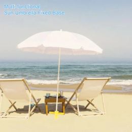 Parapluie de plage réglable Ancre de sable portable parasol plage du soleil