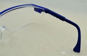 Lunettes de sécurité à monture bleue réglable, anti-poussière, contrôle des sédiments, protection contre les éclaboussures des yeux, lunettes de sécurité, 12 pièces/lot