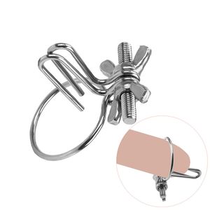 Cockrings réglables Stimulateur Irritation Dilatateurs urétraux Acier inoxydable BDSM Masturbation Gays Flirt Fétiche Climax Passion Jeux pour adultes Sexe pour couples