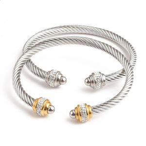 Bracelet réglable en fil d'acier inoxydable en forme de C pour femmes, accessoires de bijoux de fête de bal, cadeaux pour sœurs et amis, 240307