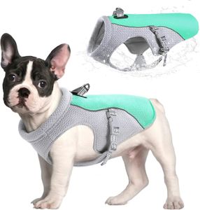 Harnais de gilet de refroidissement réglable pour chien avec design réfléchissant pour les activités de plein air d'été, veste de refroidissement pour chien de protection UV avec maille respirante pour chiens