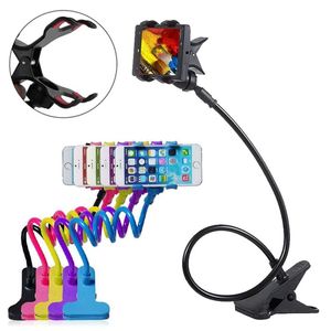 Support paresseux Flexible réglable support de téléphone portable universel Clip de téléphone portable lit à la maison support de montage de bureau Support téléphones intelligents