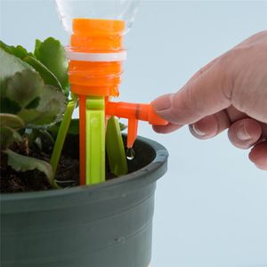 Flujo ajustable gotero de agua planta en maceta Regaderas Válvula de control Alimentador automático de flores Hogar Jardín planta de flores Equipos de riego