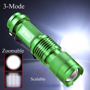 Adjustable Focus Mini LED Flashlight Q5 600 Lumens 3 Modes Zoom Waterproof Potable Tactical Flashlight Torch Lantern AA 14500