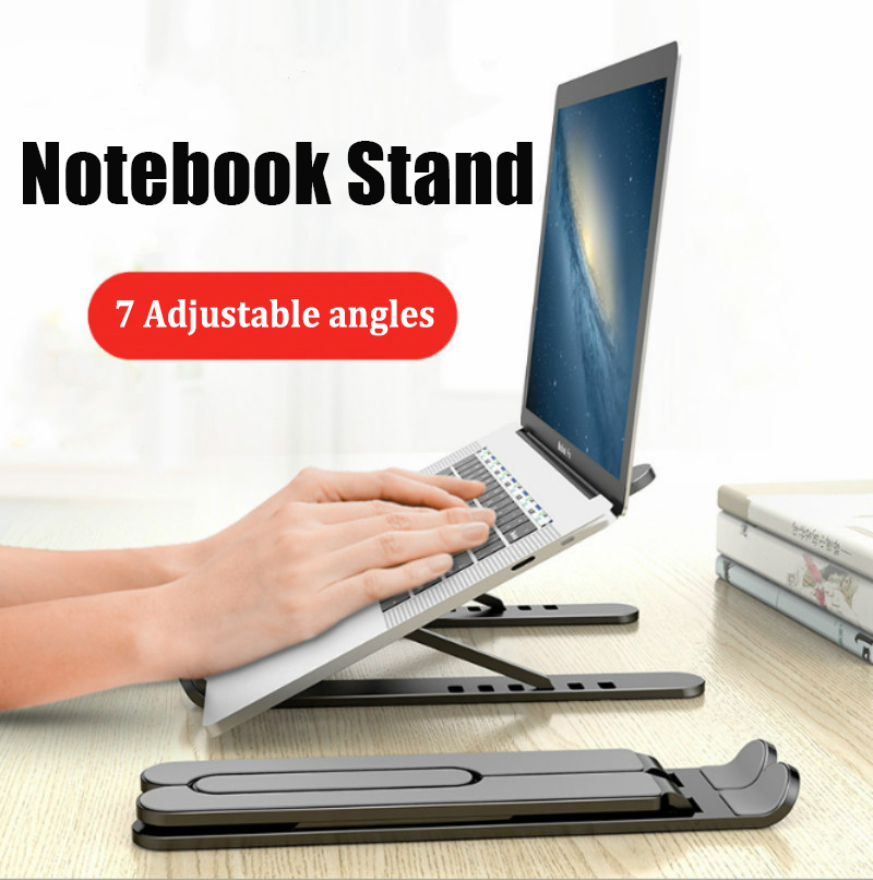 adjustable foldable laptop cooling pads stand nonslip desktop notebook for macbook pro air ipad pro dell hp