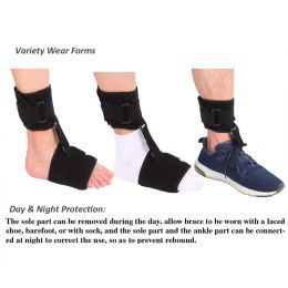 Adjustable Foot Drop Orthotic Brace Plantar Fasciitis Splint Drop Foot Brace for Kids Adults Improve Walking Gait Pain Relief