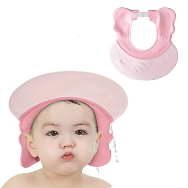 Chapeau de lavage de cheveux réglable pour les tout-petits du shampooing en silicone pour protéger l'oreille d'oeille à usine du shampooing pour bébé pour 240412