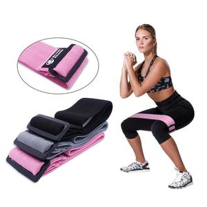 Verstelbare Heavy Duty Fabric Band Hip Booty Resistance Loops Set voor Vrouwen Yoga Home Workout CrossFit Core Strength Fitness H1026