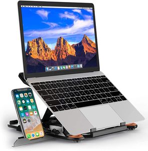 Verstelbare laptopstandaard, ergonomische riser notebook computerhouder stand compatibel met AIR, PRO, DELL XPS, HP, Lenovo Meer 10-15.6 