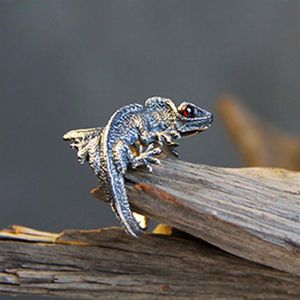 Bague lézard réglable Cabrite Gecko caméléon Anole, bijoux taille idée cadeau ship297k