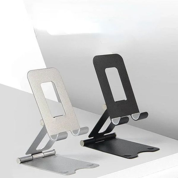 Soporte de teléfono móvil ajustable soporte de tableta de aluminio soporte para soporte de escritorio portátil de escritorio portátil soporte para teléfonos