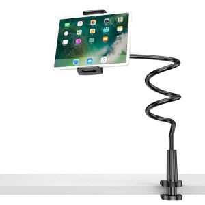 Port de téléphone mobile réglable portable portable flexible support de lit paresseux support de support pour le support de bureau pour iPad Samsung Xiaomi