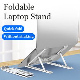 Verstelbare notebookstandaard Kunststof voor Macbook Computer PC iPad Tablet Ondersteuning Laptopstandaard Koelpad Computeraccessoires