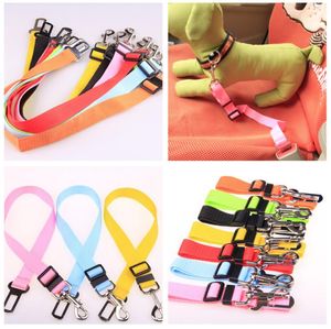 Verstelbare Pet Hond Auto Veiligheidsgordel Nylon Huisdieren Puppy Seats Lead Leash Harness Voertuig Veiligheidsgordel