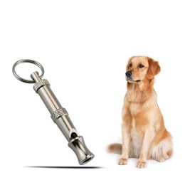 Silbato ajustable para perros para dejar de ladrar, Control de ladridos para perros, silbato disuasorio para entrenamiento de cachorros con ondas de sonido