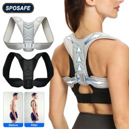 Corrector de postura ajustable Back Brace Entrenador de postura cómodo para alineación espinal de soporte de postura jorobada