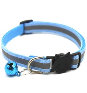 Colliers de chien réfléchissants réglables colliers pour animaux de compagnie avec cloches collier de charme collier pour petits chiens colliers de chat fournitures pour animaux de compagnie V4251193